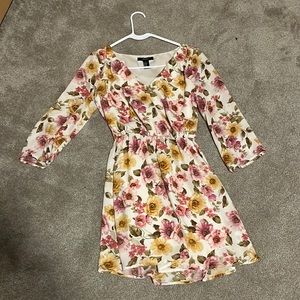 floral mini dress